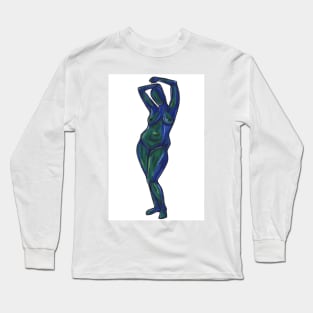 Blue and Green 2 Long Sleeve T-Shirt